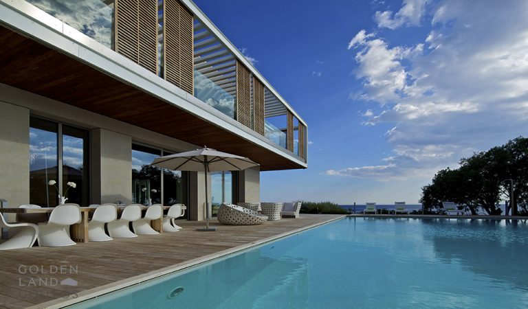 Villa Minimal with Private Beach - Agia Marina, Crete Used for sale For Super Rich